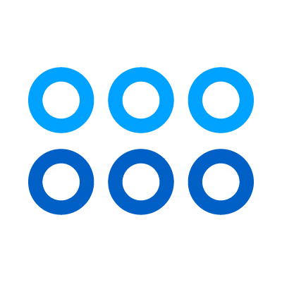 Icon representing rows of bookable seats for venue seating chart design, emphasizing customizable ticketing solutions for event planners.