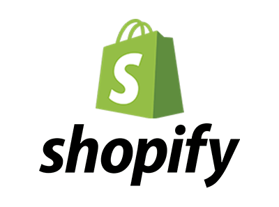 Shopify logo featuring a green shopping bag with a white "S" symbol, representing e-commerce platform integration services relevant to WP Seats' seat chart system support.